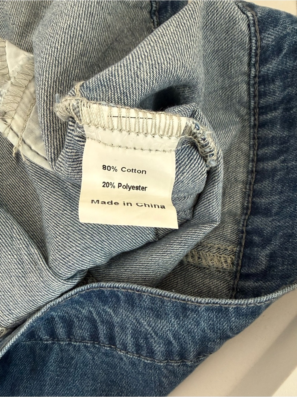 Allegra K Oversized Denim Jacket Medium Wash Button Jean NWT New Medium Women’s - Picture 9 of 10